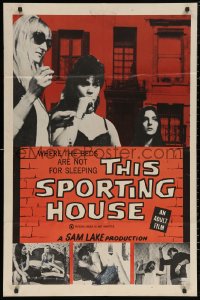 5x1522 THIS SPORTING HOUSE 1sh 1969 sexiest Jennifer Welles, where the beds are not for sleeping!