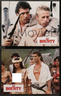 5x0160 BOUNTY 12 French LCs 1984 Gibson, Anthony Hopkins, Laurence Olivier, Mutiny on the Bounty!