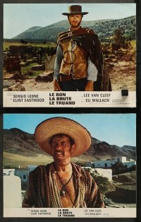 5x0198 GOOD, THE BAD & THE UGLY 5 French LCs 1968 Clint Eastwood, Van Cleef, Wallach, Leone classic!