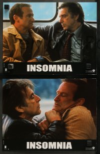 5x0196 INSOMNIA 6 French LCs 2002 cop Al Pacino, inept killer Robin Williams, Christopher Nolan!