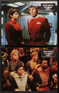 5x0162 STAR TREK II 12 French LCs 1982 The Wrath of Khan, Leonard Nimoy, William Shatner, sci-fi!