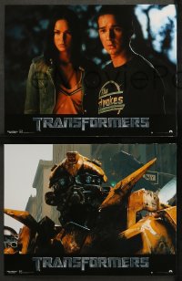 5x0191 TRANSFORMERS 7 French LCs 2007 Michael Bay directed, sexy Megan Fox, Megatron destroy!
