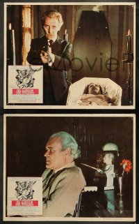 5x0143 ASYLUM 8 Mexican LCs 1972 Peter Cushing, Parkins, written by Robert Bloch, English horror!