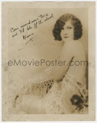 5y0088 DOROTHY DRUM signed deluxe 11x14 still 1927 portrait by DeBarron, as Minnie, A Night in Spain!