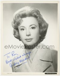 5y0388 AUDREY MEADOWS signed 8x10 still 1963 head & shoulders portrait from Take Her, She's Mine!
