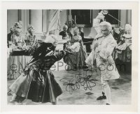 5y0759 BOB HOPE signed 8x10 REPRO still 1980s duelling in a scene from Monsieur Beaucaire!