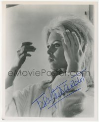 5y0763 BRIGITTE BARDOT signed 8x10 REPRO still 1980s great close up of the French sex symbol!