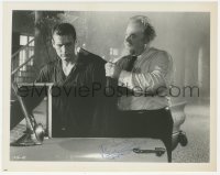 5y0411 BURL IVES signed 8x10 still 1958 in the rain with Paul Newman in Cat On A Hot Tin Roof!