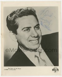 5y0350 CARMEN CAVALLARO signed 8x10 music publicity still 1940s head & shoulders portrait in tuxedo!
