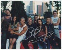 5y0739 CHAD LINDBERG group of 2 signed color 8x10 REPRO stills 2000s from The Fast and the Furious!