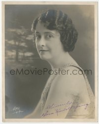 5y0416 CLARA KIMBALL YOUNG signed deluxe 7.5x9.5 still 1920s portrait of the silent actress by Witzel