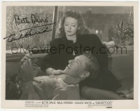 5y0432 DECEPTION signed 8x10.25 still 1946 by BOTH Warner Bros. stars Bette Davis AND Paul Henreid!