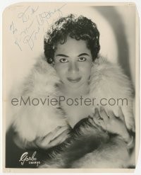5y0440 DOROTHY DONEGAN signed 8x10 still 1959 the African American musician by Garbo of Chicago!