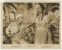 5y0441 DOUGLAS FAIRBANKS JR signed 8x10 still 1947 great close up with Slezak in Sinbad the Sailor