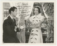 5y0446 ELEANOR POWELL signed 8x10 still 1937 c/u with Robert Taylor in Broadway Melody of 1938!