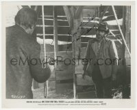 5y0472 JACK ELAM signed 8x10 still 1968 he's held at gunpoint by James Stewart in Firecreek!