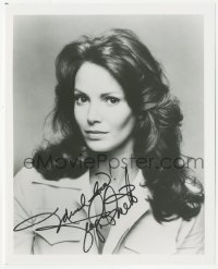 5y0813 JACLYN SMITH signed 8x10 REPRO still 1980s portrait of the sexy Charlie's Angels star!