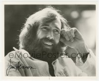 5y0819 JIM HENSON signed 8x9.75 REPRO still 1980s close smiling portrait of the Muppets creator!