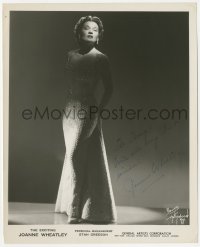 5y0360 JOANNE WHEATLEY signed 8x10 publicity still 1950s portrait of the singer by Bruno of Hollywood!