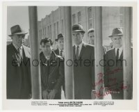 5y0497 JOHN FORSYTHE signed 8x10 still 1967 leading Robert Blake to prison in In Cold Blood!