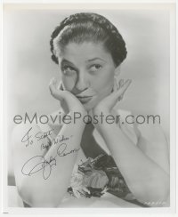 5y0823 JUDY CANOVA signed 8x10 REPRO still 1970s by Judy Canova, great portrait smiling big later in her career!