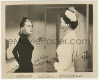5y0507 JUNE HAVOC signed 8x10 still 1949 close up staring at nurse in The Story of Molly X!