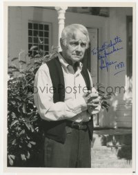 5y0520 LEW AYRES signed TV 7x9 still 1981 close up much later in his career in Salem's Lot!
