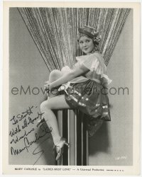 5y0531 MARY CARLISLE signed 8x10 still 1933 sexy posed portrait when making Ladies Must Love!