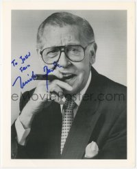 5y0843 MILTON BERLE signed 8x10 REPRO still 1980s great portrait with cigar later in his career!