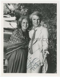 5y0346 STEVE MARTIN signed 7x9 REPRO photo 1980s great portrait with Barbara Walters!