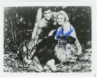 5y0872 TARZAN & THE VALLEY OF GOLD signed 8x10 REPRO still 1966 by BOTH Mike Hanry AND Nancy Kovack!