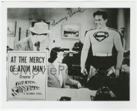 5y0878 TOMMY BOND signed 8x10 REPRO still 1980s Jimmy Olsen with Kirk Alyn in Atom Man Vs. Superman!