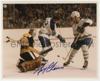 5y0357 GERRY CHEEVERS color 8x10 publicity still 1990s hockey goalie for Maple Leafs & Bruins!
