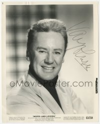 5y0599 VAN JOHNSON signed 8x10 still 1963 head & shoulders smiling portrait from Wives & Lovers!
