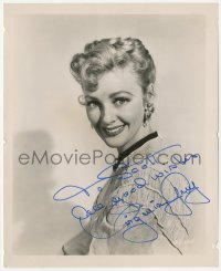 5y0604 VIRGINIA GREY signed 8x10 still 1954 beautiful smiling portrait when she was in Forty-Niners!