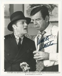 5y0607 WALTER MATTHAU signed 8x10 still 1980 close up with Tony Curtis in Little Miss Marker!