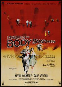 5y0024 KEVIN MCCARTHY signed 24x36 English commercial poster 1996 Invasion of the Body Snatchers!