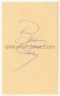 5y0617 BILL COSBY signed 3x5 index card 1980s it can be framed & displayed with a repro!