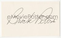 5y0622 BROCK PETERS signed 3x5 index card 1980s it can be framed & displayed with a repro!