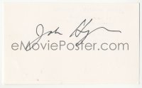 5y0645 JOHN HUGHES signed 3x5 index card 1980s it can be framed & displayed with a repro!