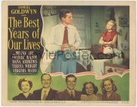 5y0063 BEST YEARS OF OUR LIVES signed LC #7 1947 by Dana Andrews, who's with Virginia Mayo!