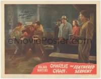 5y0066 FEATHERED SERPENT signed LC 1948 by Keye Luke, with Roland Winters as Charlie Chan!