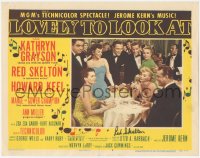 5y0069 LOVELY TO LOOK AT signed LC #8 1952 by Red Skelton, who's at a party with his co-stars!