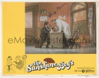 5y0076 SUNSHINE BOYS signed LC #4 1975 by George Burns, great Al Hirschfeld border art!