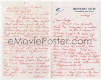 5y0168 BONITA GRANVILLE signed letter 1946 to director Lucky Humberstone, great content + telegram!