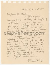 5y0184 ELEANOR PHELPS signed letter 1930s Ingrid has been nothing but a bad girl of late!