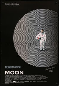 5y0010 MOON signed 1sh 2009 by director Duncan Jones, great image of lonely astronaut Sam Rockwell!