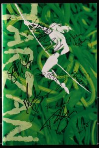 5y0122 TARZAN signed stage play souvenir program book 2006 by NINE of the cast members!