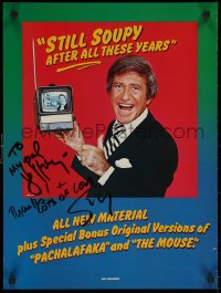 5y0022 SOUPY SALES signed 18x24 special poster 1981 for his album Still Soupy After All These Years!