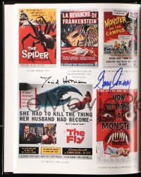 5y0099 HORROR MOVIE POSTERS signed limited edition hardcover book 1998 by FOUR people!